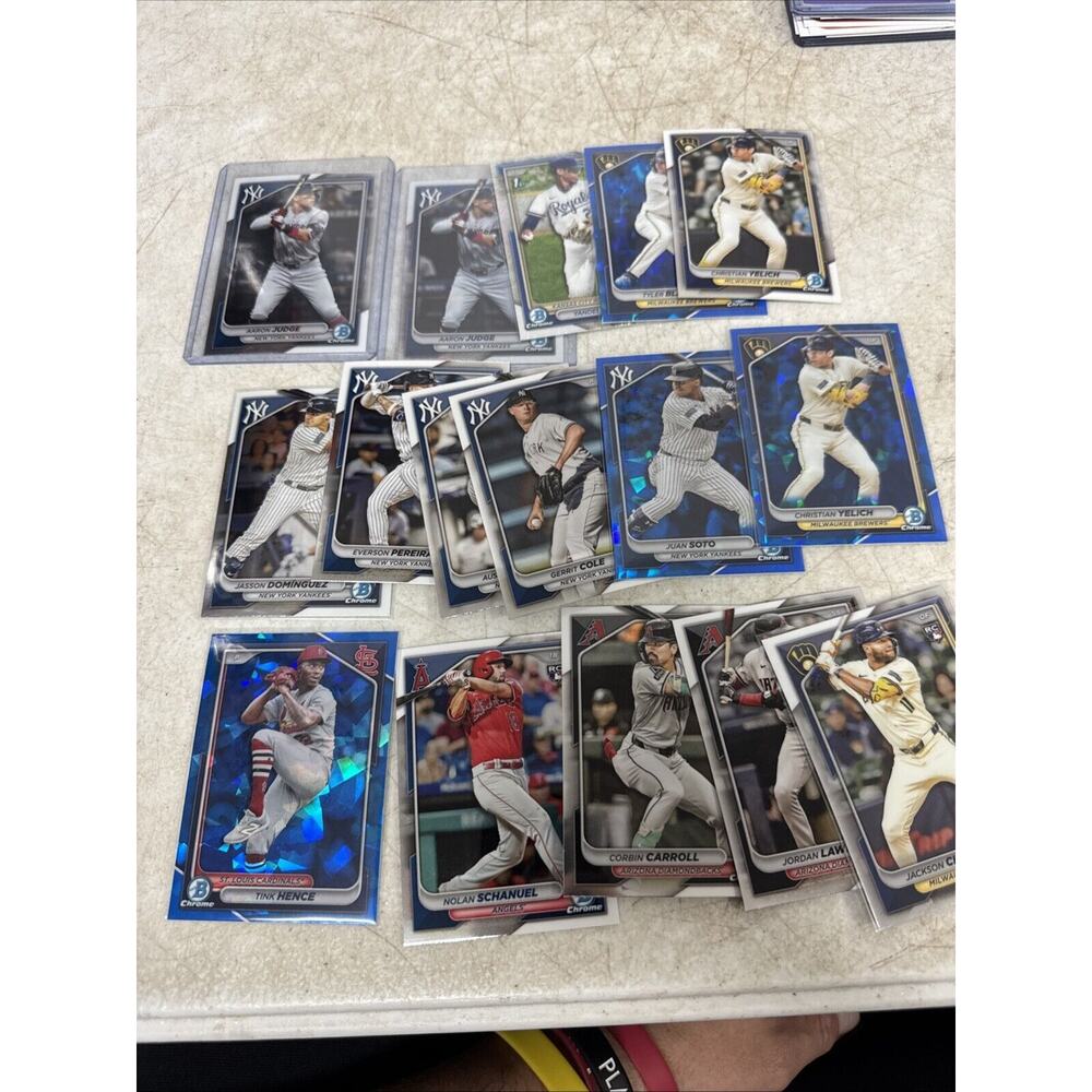 2024 Bowman Chrome & Sapphire Aaron Judge Juan Soto Jasson Dominguez